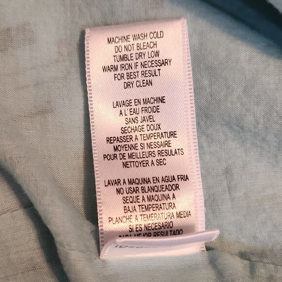 BCBGeneration Blue Multi-Colored Wrap Sleeveless Dress Size 10 Aztec Western - Picture 8 of 9